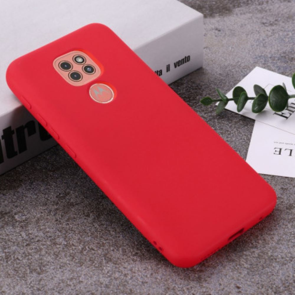 Kryt Na Moto G9 Play Tekutý Silikonový Design Se Šňůrkou