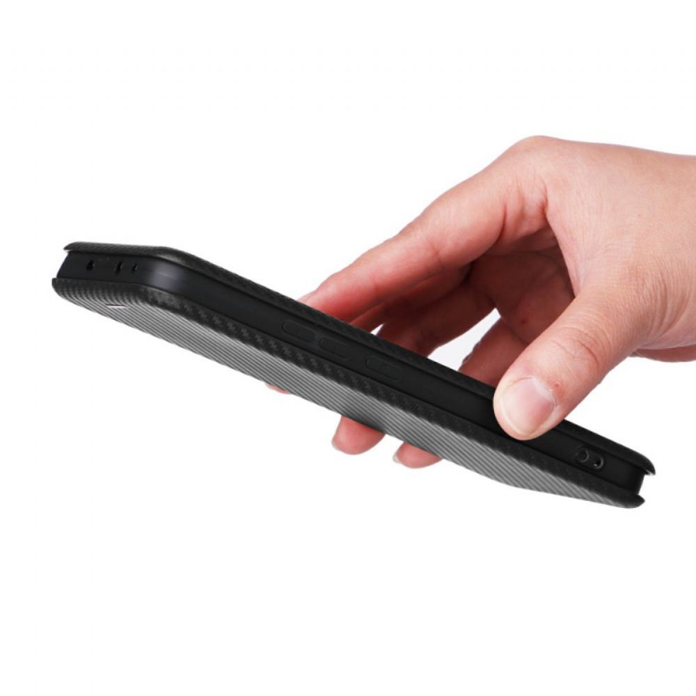 Kožené Pouzdro Oppo Reno 13 5g Kryty Na Mobil Uhlíková Vlákna