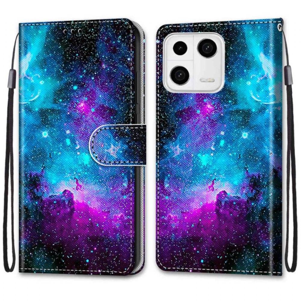 Flipové Pouzdro Na Xiaomi 13 Kosmické Nebe