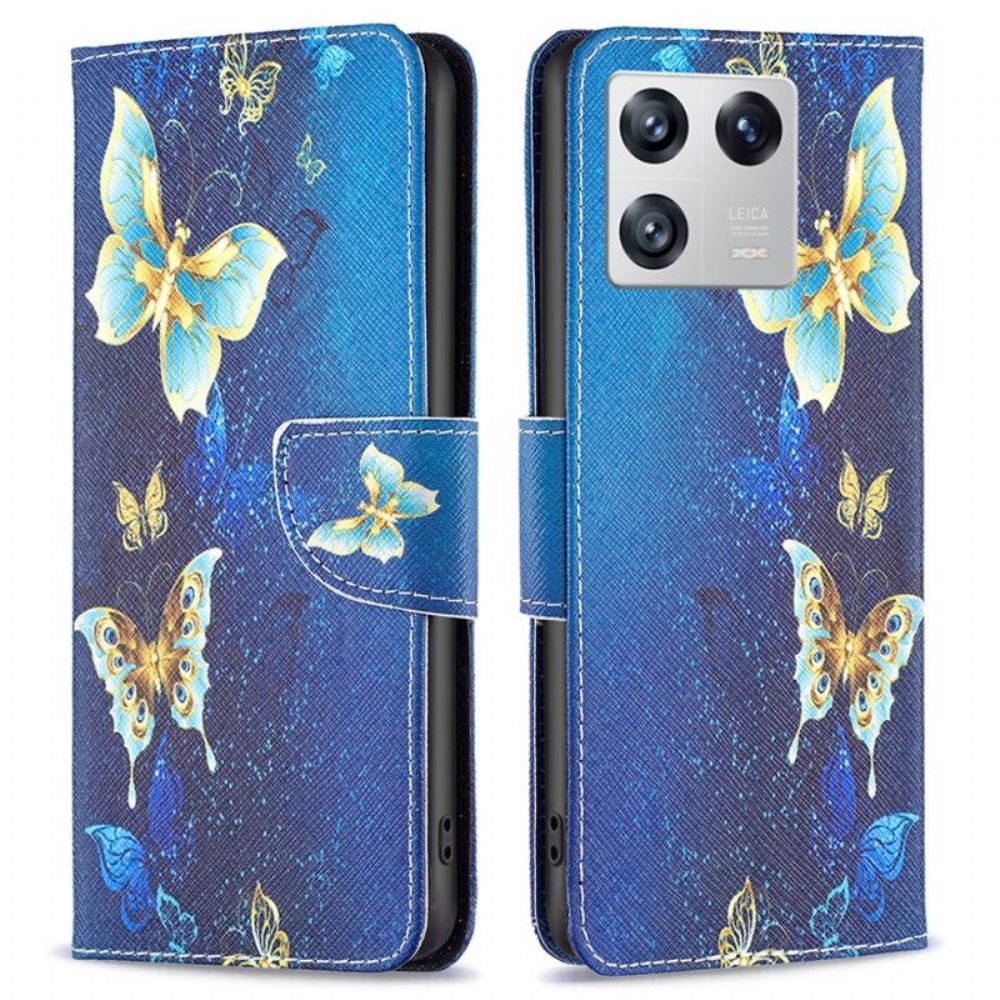 Flipové Pouzdro Na Xiaomi 13 Motýli
