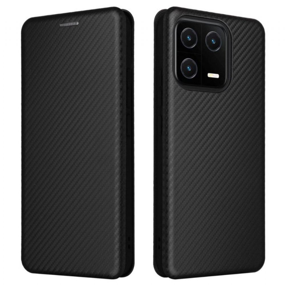 Kryty Na Mobil Na Xiaomi 13 Flipové Pouzdro Barevné Uhlíkové Vlákno