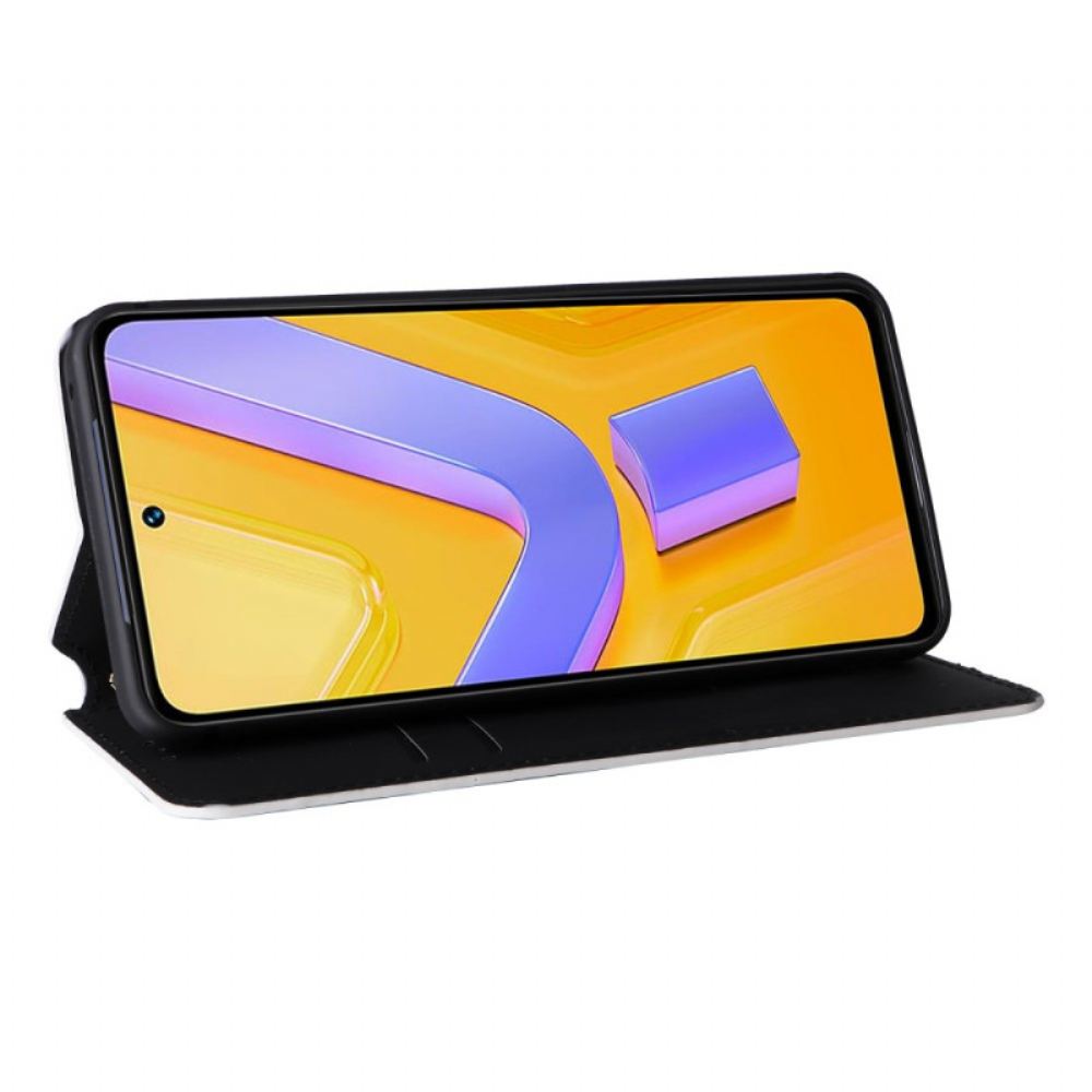 Kožené Pouzdro Folio Vivo V40 Se 5g Diamanty