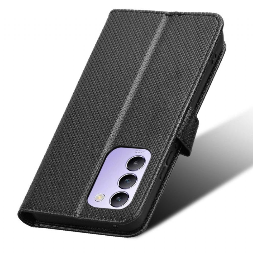 Kožený Kryt Vivo V40 Se 5g Diamantová Textura