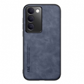 Kryt Vivo V40 Se 5g Kryty Na Mobil Kožený Efekt