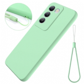 Kryt Vivo V40 Se 5g Tekutý Silikon S Páskem