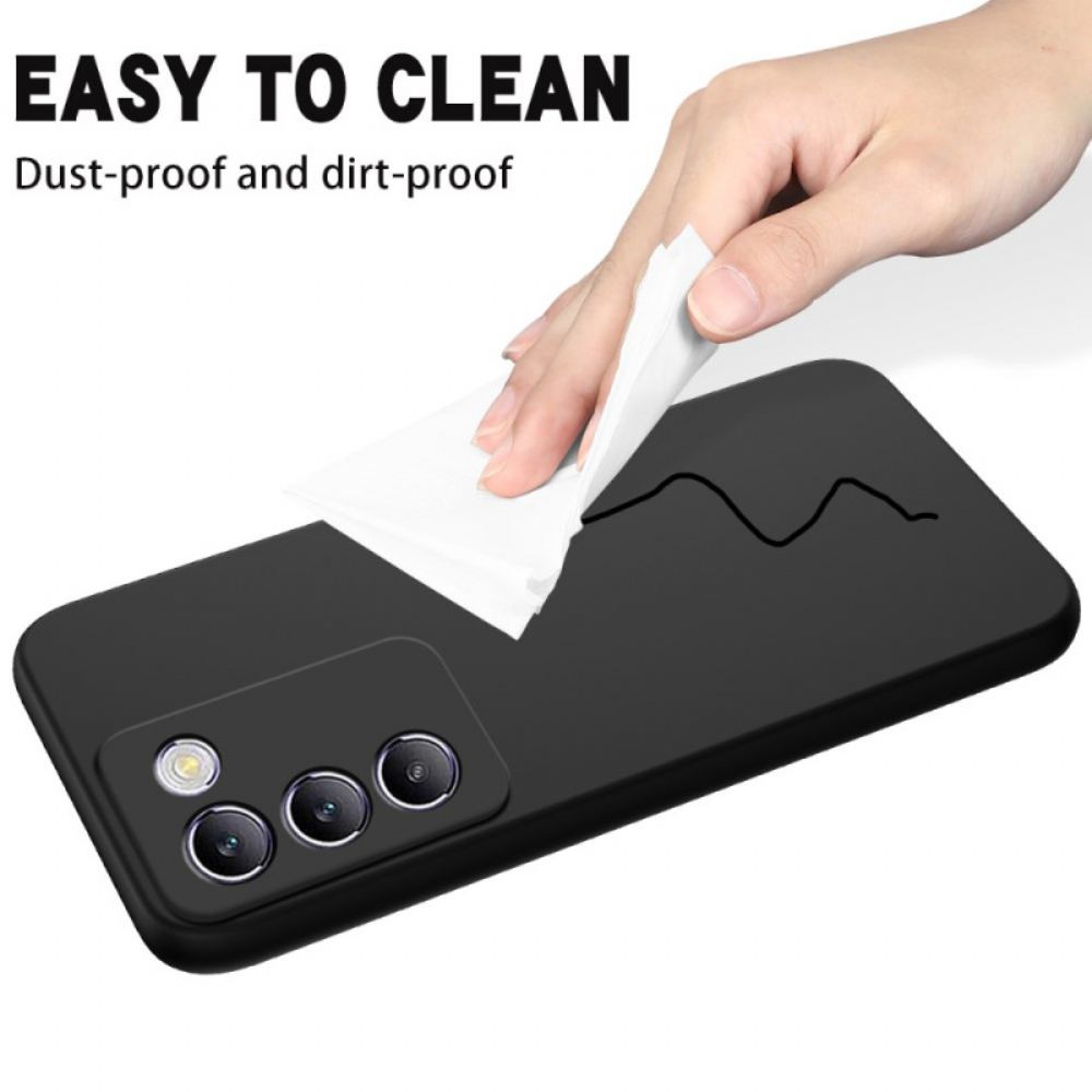 Kryt Vivo V40 Se 5g Tekutý Silikon S Páskem