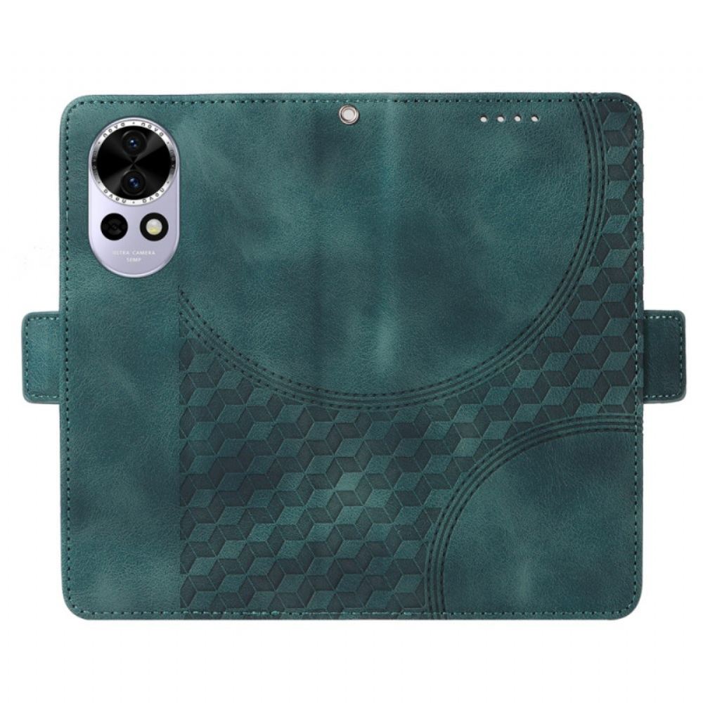 Kožený Kryt Huawei Nova 13 Vzor Hvězd