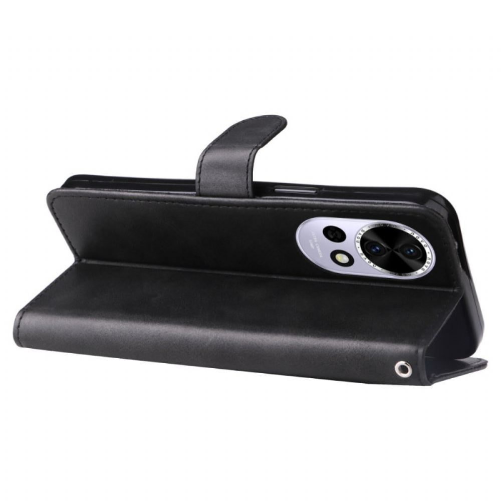 Kožený Kryt Na Huawei Nova 13 Pouzdro Na Zip