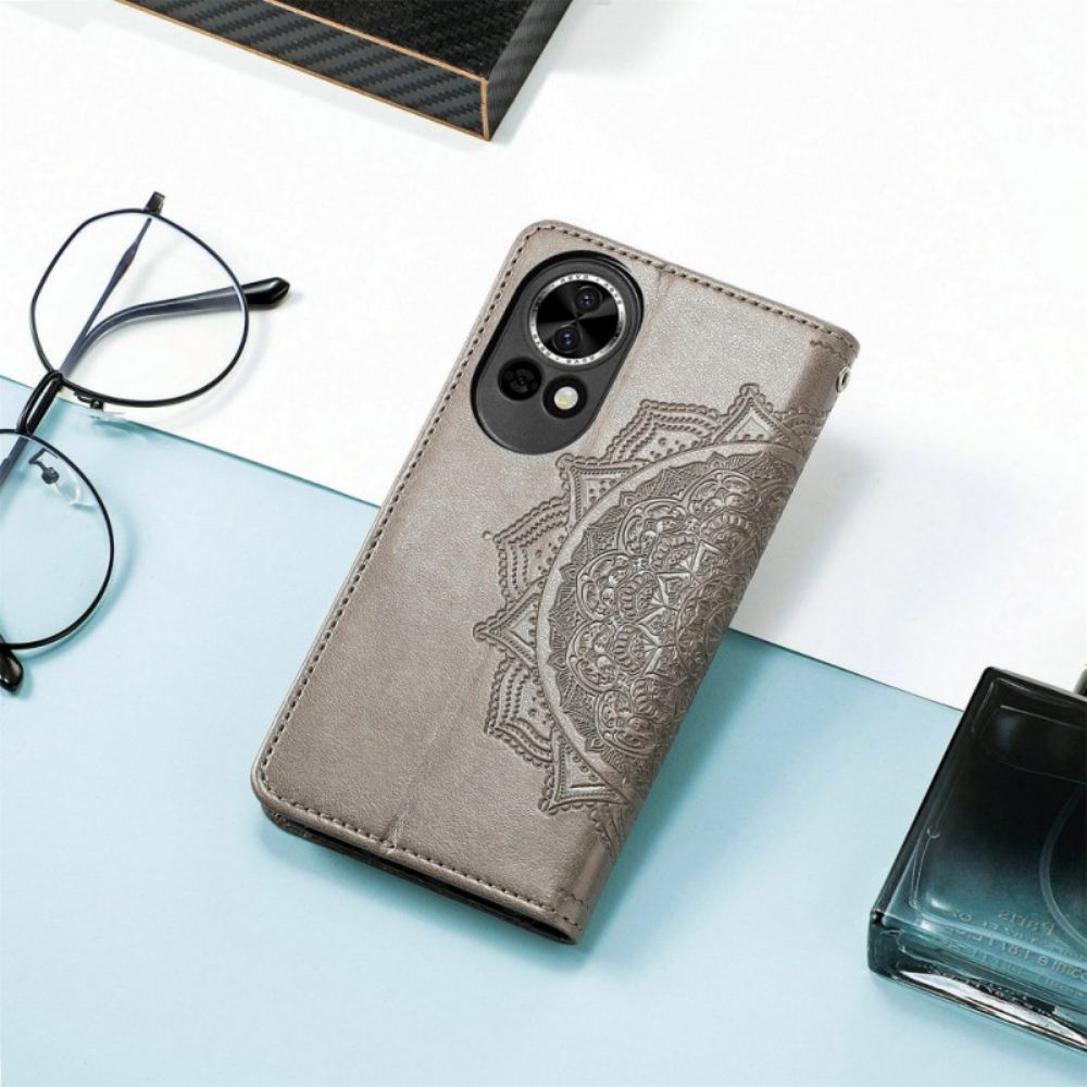 Kožený Kryt Na Huawei Nova 13 Sluneční Mandala