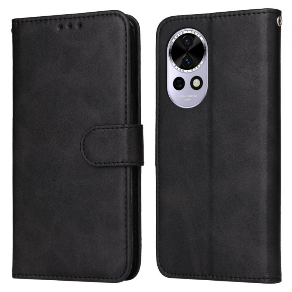 Peněženková Pouzdra Huawei Nova 13 Řemínek Z Umělé Kůže