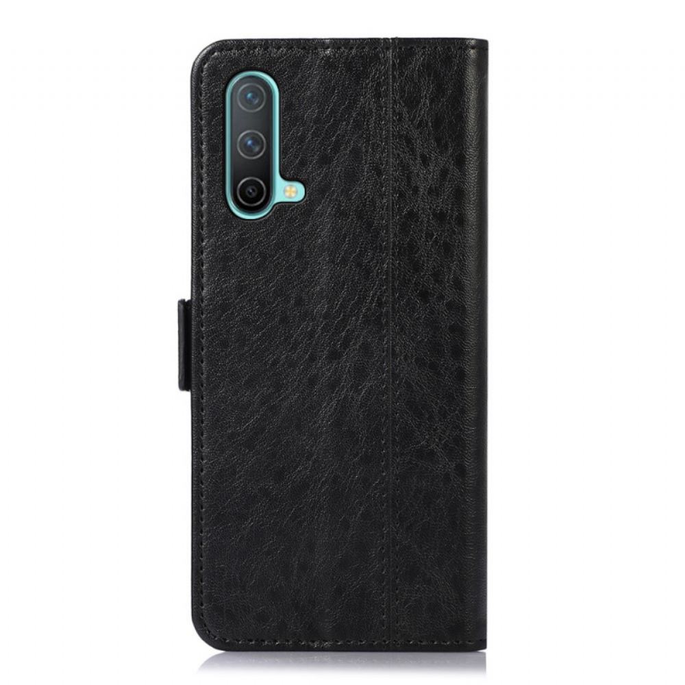 Flipové Pouzdro Na OnePlus Nord CE 5G Jemné Prošívání