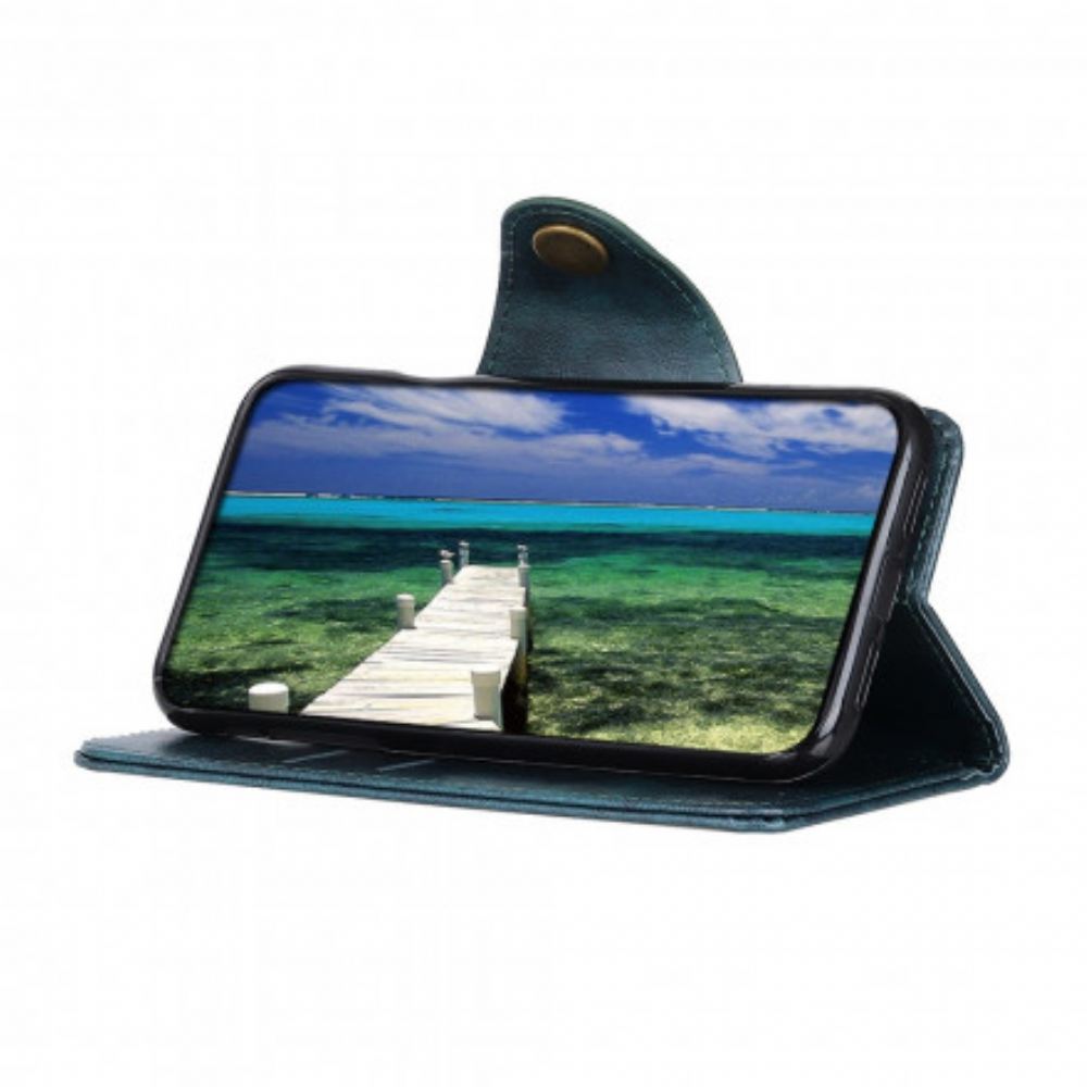 Flipové Pouzdro Na OnePlus Nord CE 5G Knoflíček Z Umělé Kůže Vintage