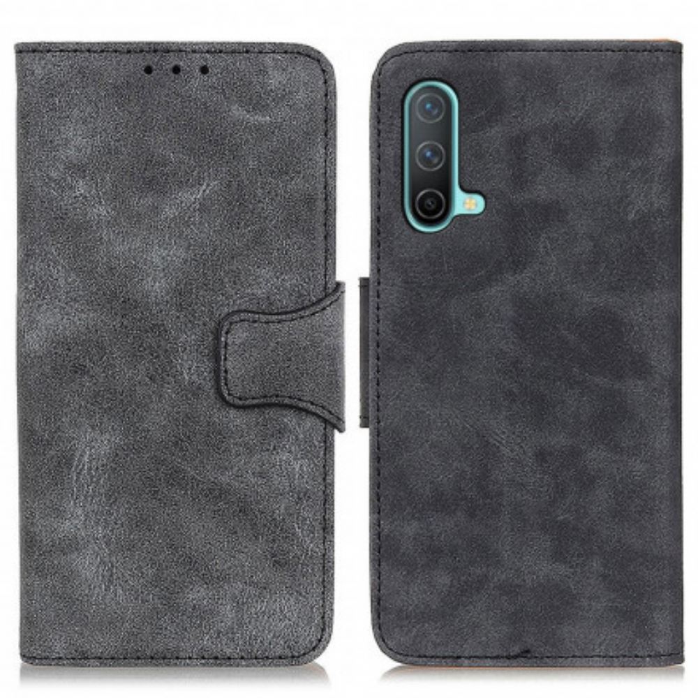 Flipové Pouzdro Na OnePlus Nord CE 5G Vintage Štípaná Kůže