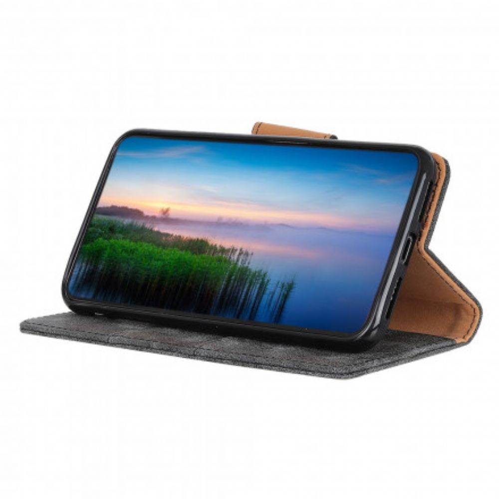 Flipové Pouzdro Na OnePlus Nord CE 5G Vintage Štípaná Kůže
