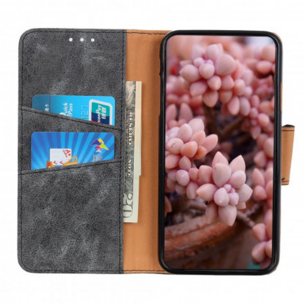 Flipové Pouzdro Na OnePlus Nord CE 5G Vintage Štípaná Kůže