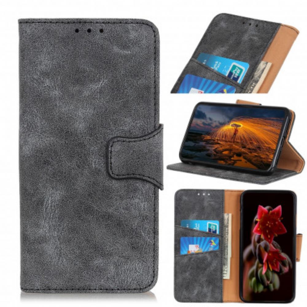 Flipové Pouzdro Na OnePlus Nord CE 5G Vintage Štípaná Kůže