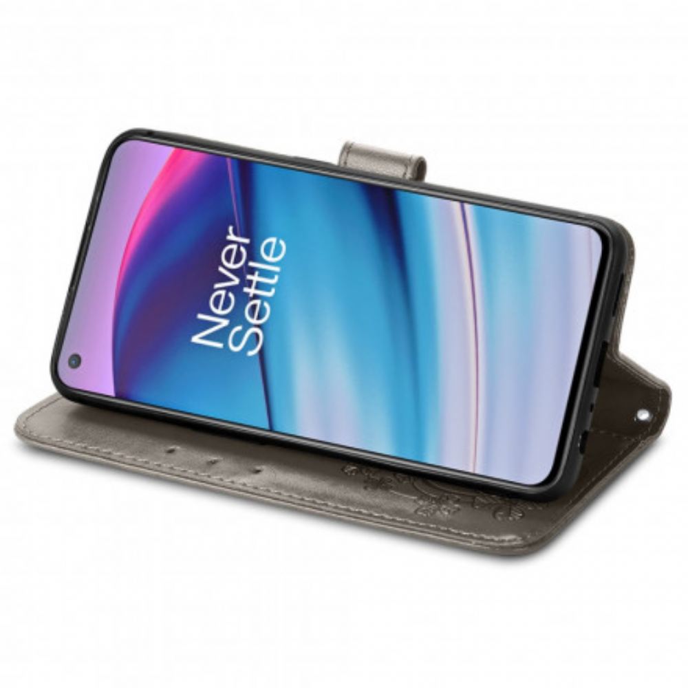 Flipové Pouzdro Na OnePlus Nord CE 5G Čtyřlístek