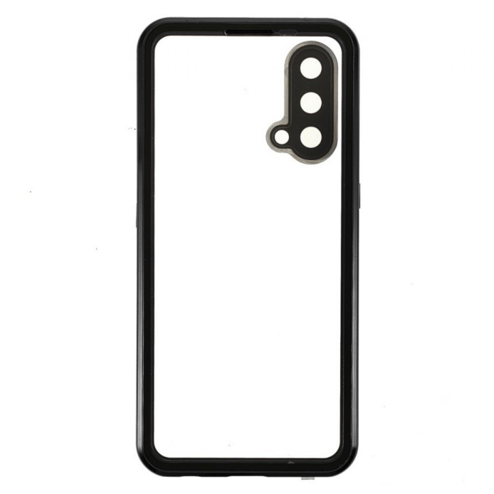 Kryt Na OnePlus Nord CE 5G Dvě Strany Magnetického Tvrzeného Skla A Kovu