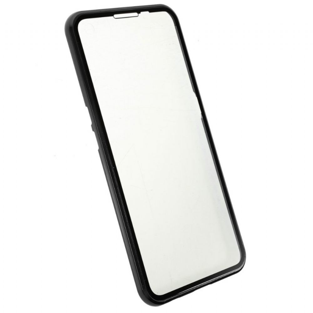 Kryt Na OnePlus Nord CE 5G Dvě Strany Magnetického Tvrzeného Skla A Kovu