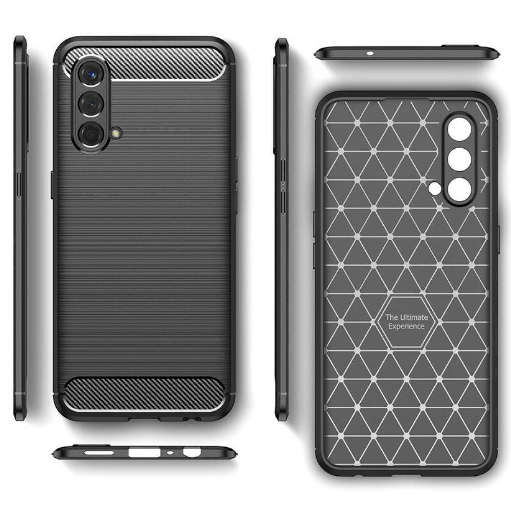 Kryt Na OnePlus Nord CE 5G Kartáčované Uhlíkové Vlákno