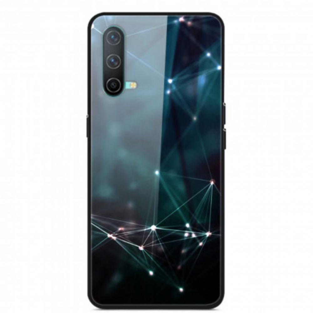 Kryt Na OnePlus Nord CE 5G Tvrzené Sklo Abstraktní Barvy