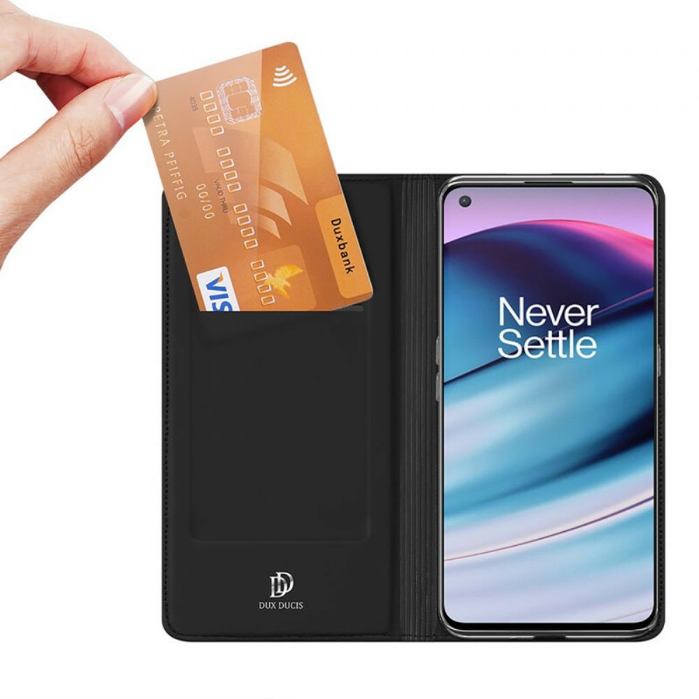 Kryty Na Mobil Na OnePlus Nord CE 5G Flipové Pouzdro Skin Pro Dux Ducis