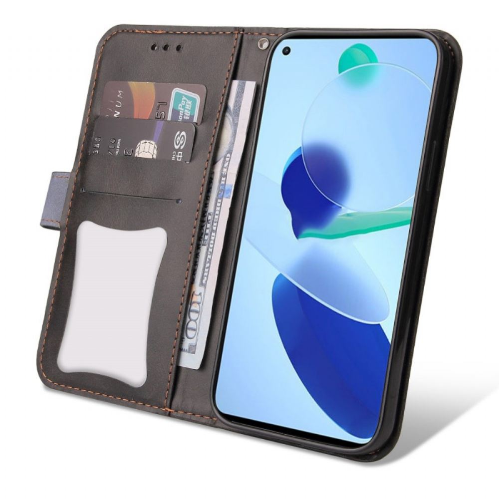 Flipové Pouzdro Na Xiaomi Mi 11 Lite 5G NE / Mi 11 Lite 4G / 5G Dvoubarevná