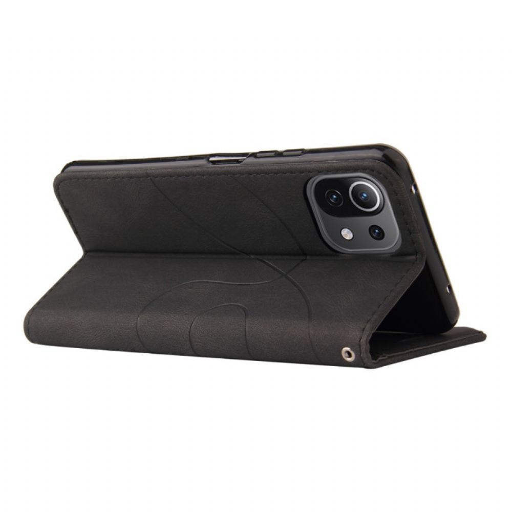 Flipové Pouzdro Na Xiaomi Mi 11 Lite 5G NE / Mi 11 Lite 4G / 5G Dvoubarevná