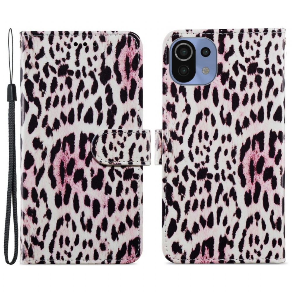 Flipové Pouzdro Na Xiaomi Mi 11 Lite 5G NE / Mi 11 Lite 4G / 5G Leopardí Tisk