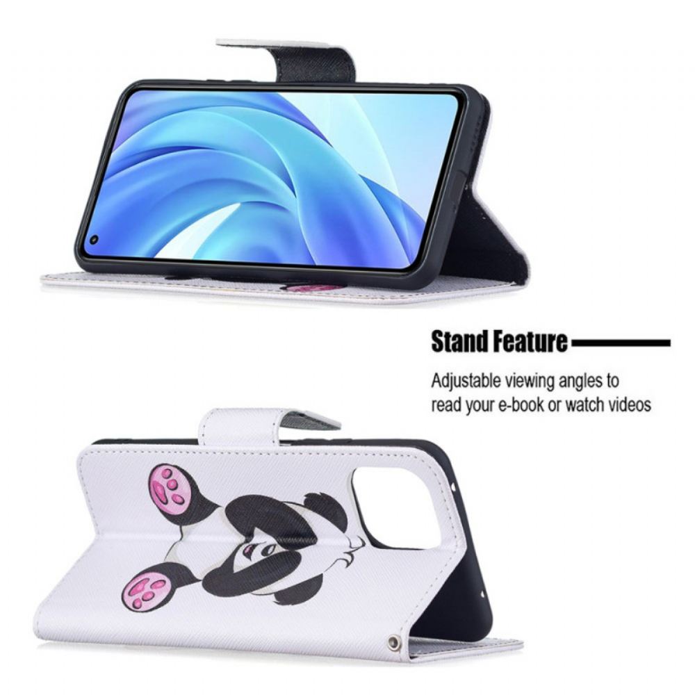 Flipové Pouzdro Na Xiaomi Mi 11 Lite 5G NE / Mi 11 Lite 4G / 5G Panda Zábava