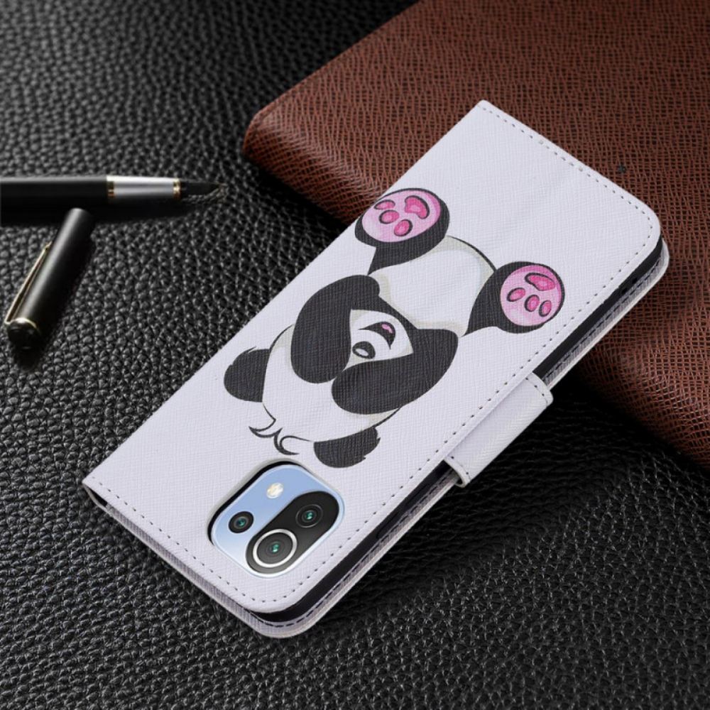 Flipové Pouzdro Na Xiaomi Mi 11 Lite 5G NE / Mi 11 Lite 4G / 5G Panda Zábava