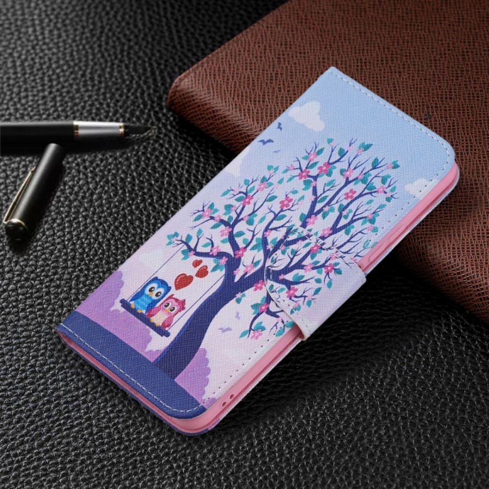 Flipové Pouzdro Na Xiaomi Mi 11 Lite 5G NE / Mi 11 Lite 4G / 5G Sovy Na Houpačce