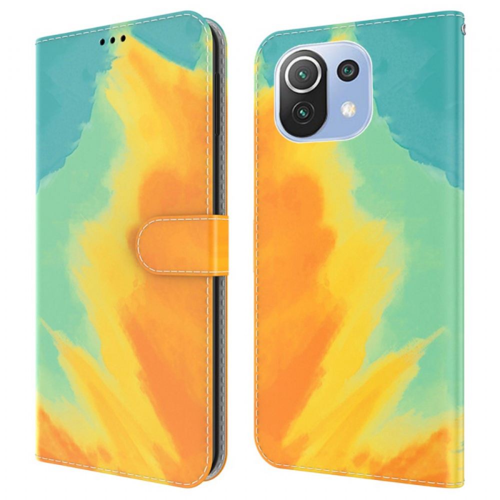 Kožené Pouzdro Na Xiaomi Mi 11 Lite 5G NE / Mi 11 Lite 4G / 5G Jasné Barvy