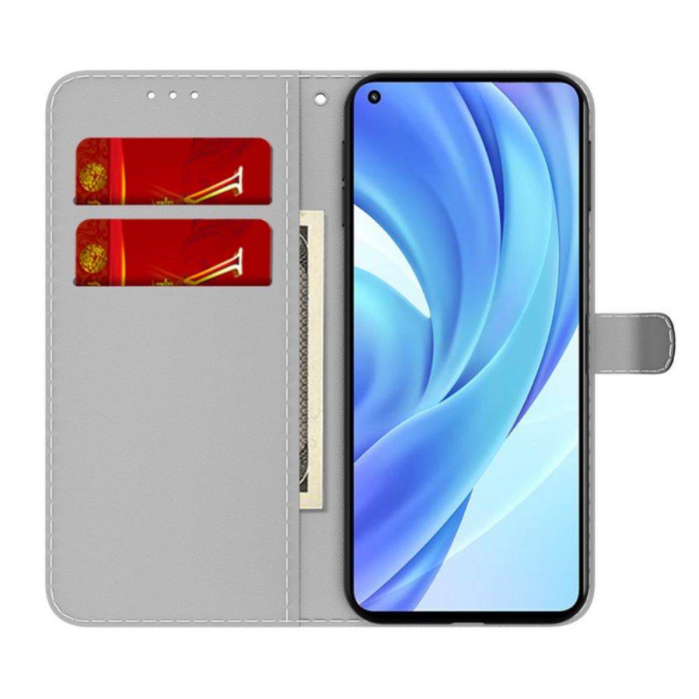 Kožené Pouzdro Na Xiaomi Mi 11 Lite 5G NE / Mi 11 Lite 4G / 5G Jasné Barvy