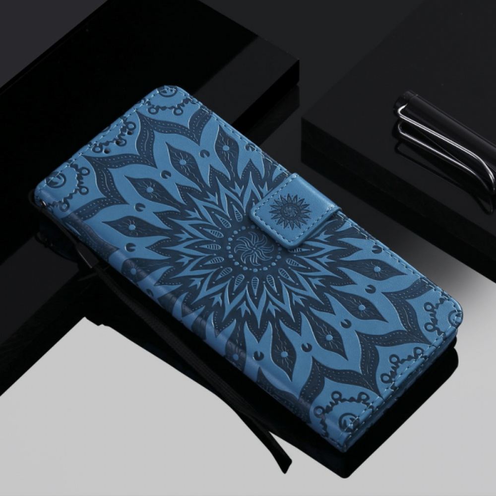 Kožené Pouzdro Na Xiaomi Mi 11 Lite 5G NE / Mi 11 Lite 4G / 5G Slunečnice