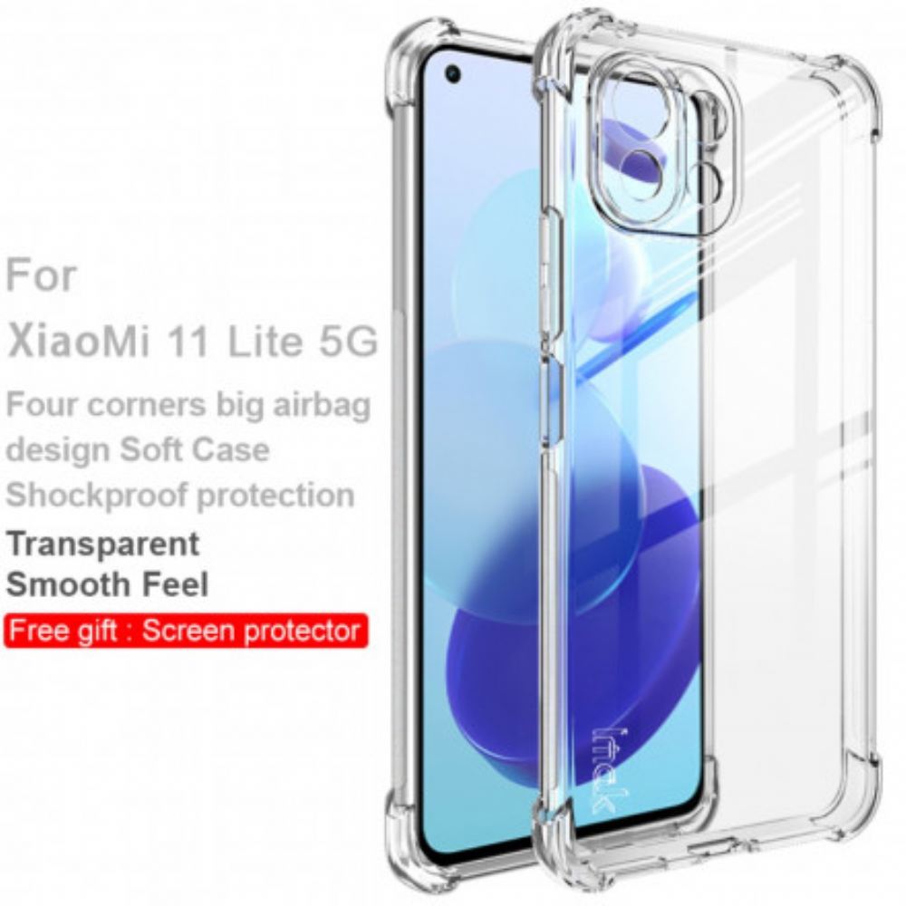 Kryt Na Xiaomi Mi 11 Lite 5G NE / Mi 11 Lite 4G / 5G Transparentní Silky Imak