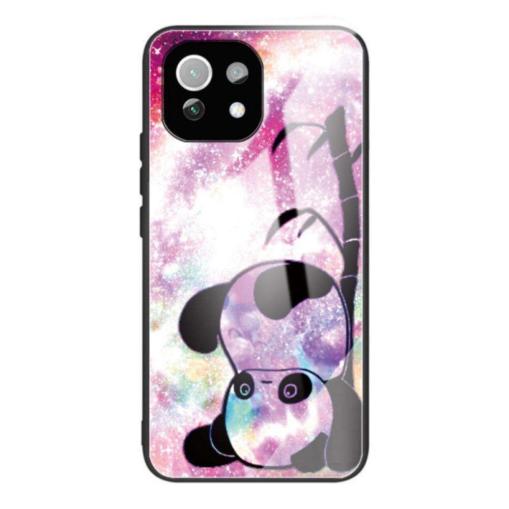 Kryt Na Xiaomi Mi 11 Lite 5G NE / Mi 11 Lite 4G / 5G Tvrzené Sklo Panda A Bambus