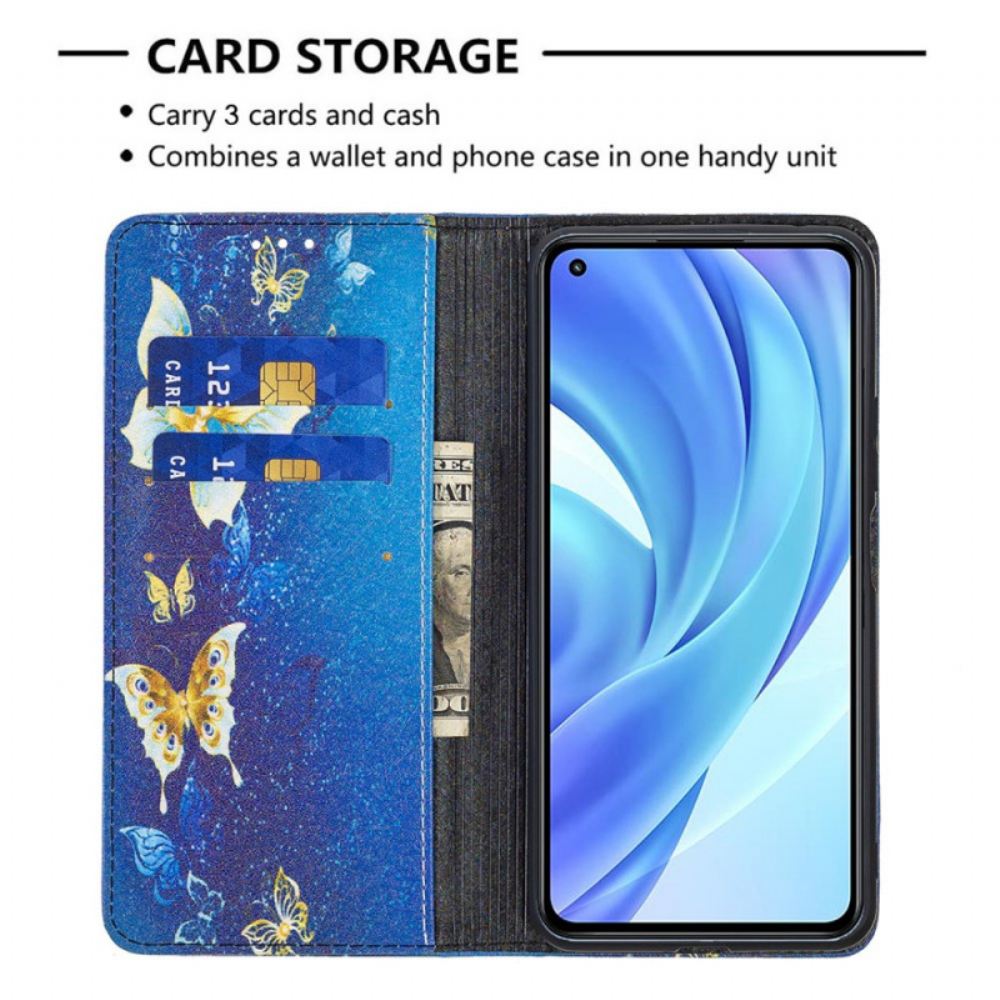 Kryty Na Mobil Na Xiaomi Mi 11 Lite 5G NE / Mi 11 Lite 4G / 5G Flipové Pouzdro Motýli