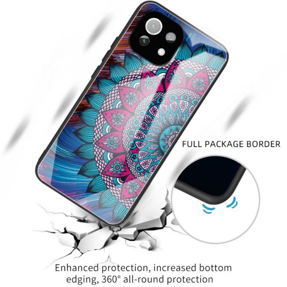 Kryty Na Mobil Na Xiaomi Mi 11 Lite 5G NE / Mi 11 Lite 4G / 5G Mandala Tvrzené Sklo