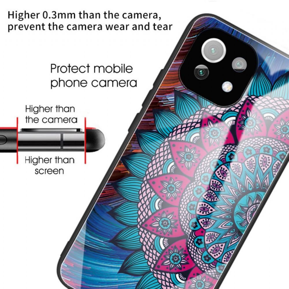 Kryty Na Mobil Na Xiaomi Mi 11 Lite 5G NE / Mi 11 Lite 4G / 5G Mandala Tvrzené Sklo