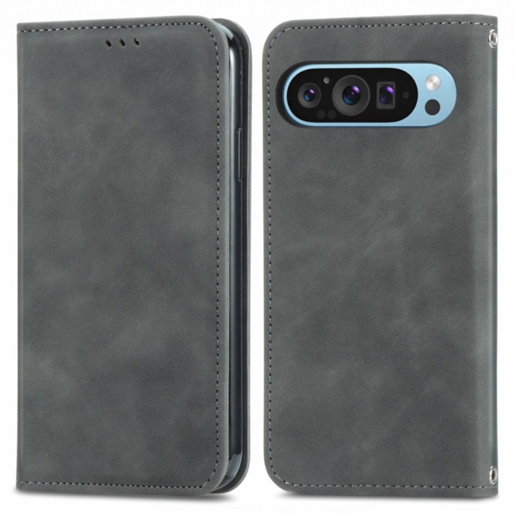 Kožené Pouzdro Folio Google Pixel 9 Pro Xl Daimův Efekt