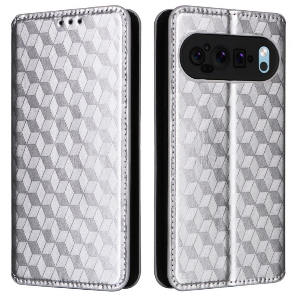 Kožené Pouzdro Google Pixel 9 Pro Xl Kryty Na Mobil 3d Diamanty