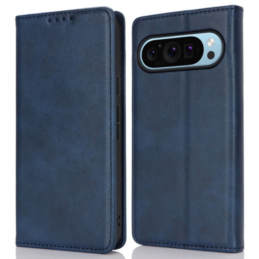 Kožené Pouzdro Google Pixel 9 Pro Xl Kryty Na Mobil Texturovaný Povrch