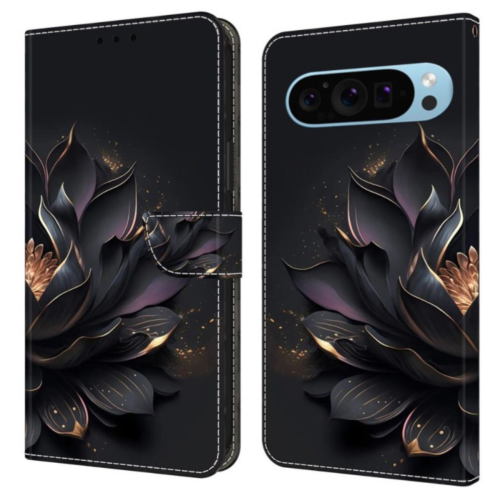 Kožený Kryt Google Pixel 9 Pro Xl Fialový Lotos