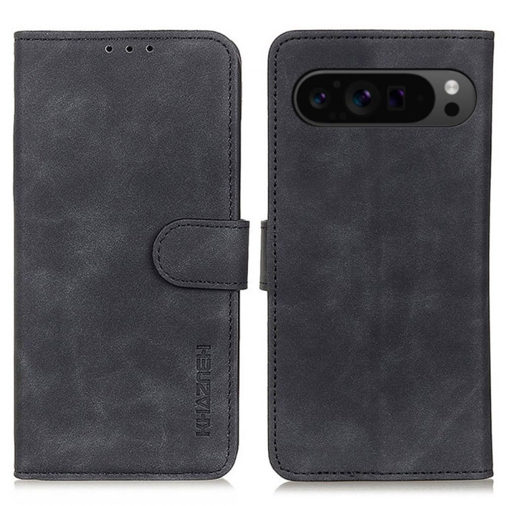 Kožený Kryt Google Pixel 9 Pro Xl Retro Design Khazneh