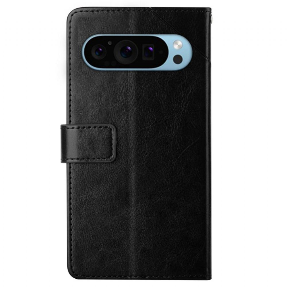 Kožený Kryt Na Google Pixel 9 Pro Xl Design Popruhu Y
