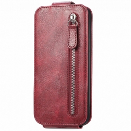 Kožený Kryt Na Google Pixel 9 Pro Xl Svislá Kapsa Na Zip