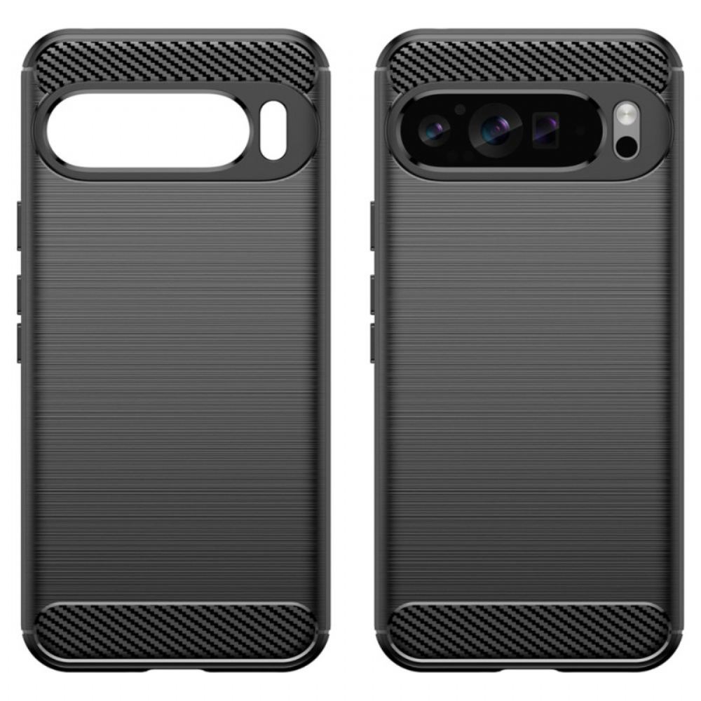 Kryt Google Pixel 9 Pro Xl Kartáčované Uhlíkové Vlákno