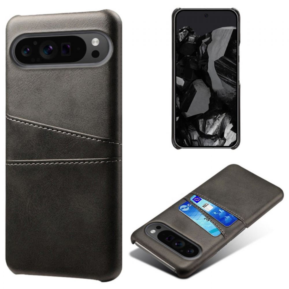 Kryt Google Pixel 9 Pro Xl Kryty Na Mobil Kožený Držák Karet S Efekty