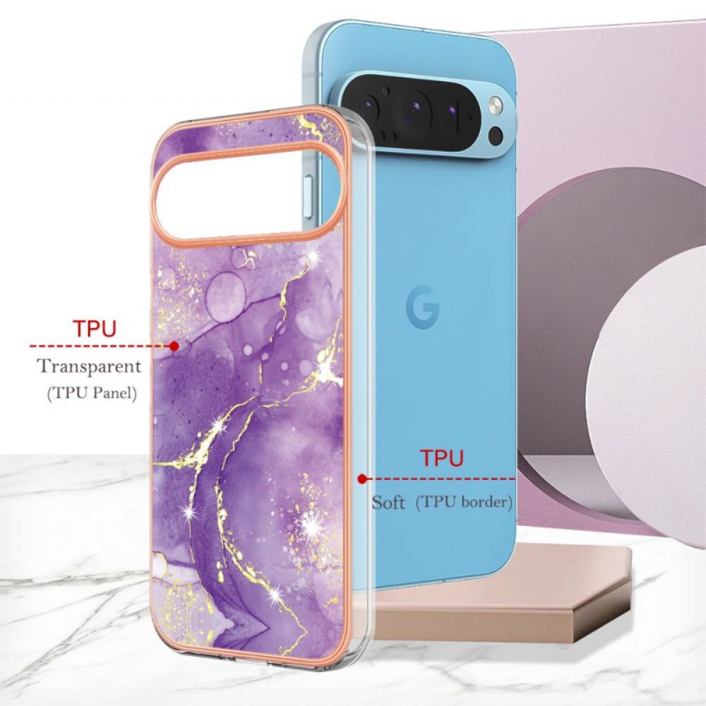 Kryt Google Pixel 9 Pro Xl Mramorový Efekt